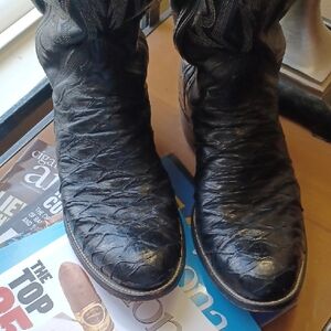 Black Anteater Cowboy Boots